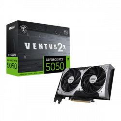 MSI Videokártya PCI-Ex16x nVIDIA RTX 5050 VENTUS 2X 8GB DDR6 OC