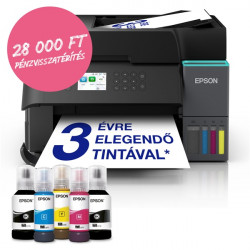 EPSON Tintasugaras nyomtató - EcoTank L6370 (A4, MFP, színes,4800x1200 DPI, 33 lap/perc, duplex, ADF, USB/LAN/Wifi)