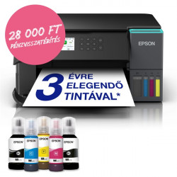 EPSON Tintasugaras nyomtató - EcoTank L6360 (A4, MFP,színes, 4800x1200 DPI, 33 lap/perc,duplex,USB/LAN/Wifi/Wifi Direct)