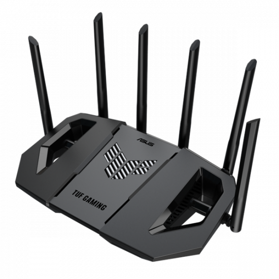 ASUS Wireless Router Tri Band BE9400 1xWAN(2.5Gbps) + 3xLAN(2.5Gbps) + 1xUSB, TUF-BE9400