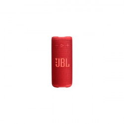JBL GRIP RED hordozható bluetooth  hangszóró, piros, app vezérlés, USB, vízálló, porálló, beépített hangulat világítás