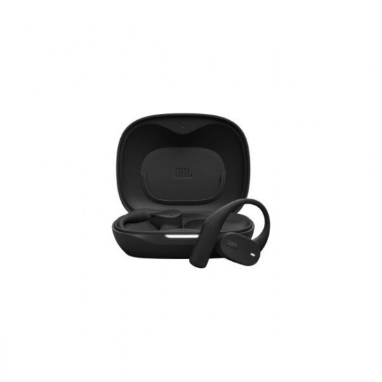 JBL SENSE LITE BLK , True Wireless Open IP54, fülhallgató, fekete, 4 mikrofon, 32 óra lejátszási idő, por / vízálló