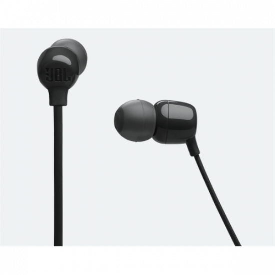 JBL T135BT BLK, vezeték nélküli fülhallgató, fekete, Bluetooth, 25 óra üzrmidő, JBL Pure Bass, kihangosítás