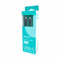 ADATA kábel USB 3.2 - USB TypeC - TypeC 1m műanyag fekete