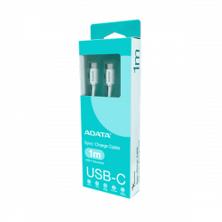 ADATA kábel USB 3.2 - USB TypeC - TypeC 1m műanyag fehér