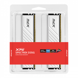 ADATA Memória DDR4 32GB 3200Mhz DIMM XPG XMP  RGB GAMMIX D35 (Kit of 2), White