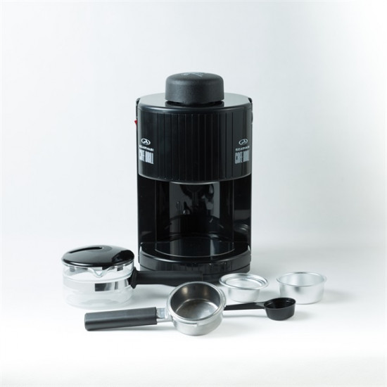 Szarvasi SZV-623 Cafe Brill presszókávéfőző, fekete, 800W, 3,04 bar, 0,4 L víztartály, üveg kiöntő, időkapcsoló