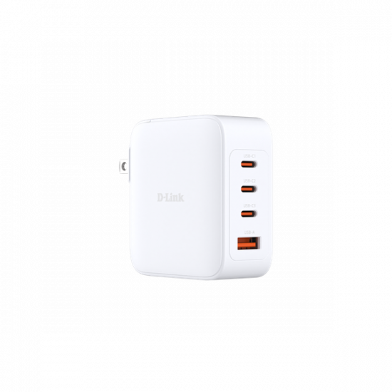 D-LINK Hálózati Adapter 140W GAN 3xUSB-C + 1xUSB, DCF-141/E