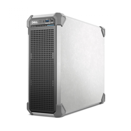 DELL ISG szerver - PE T160 torony (3x3.5"+2x2.5"), 6C 6337P 3.5GHz, 1x32GB, 1x480GB RI SSD; H355, iD9 Ba., 500W.