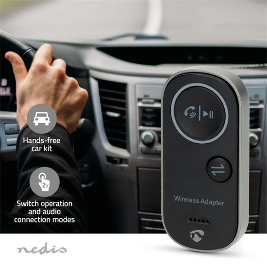 Nedis BTTC2500BK, bluetooth adó / vevő, akkumulátoros