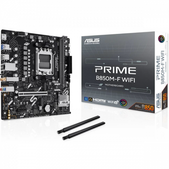ASUS Alaplap AM5 PRIME B850M-F WIFI AMD B850, mATX