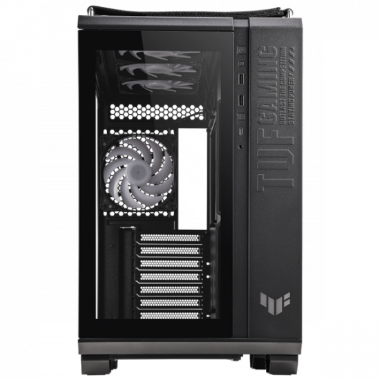 ASUS Ház TUF Gaming GT502 Plus, Tápegység nélkül, Fekete, Üvegfalú