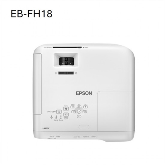 EPSON Projektor - EB-FH18 (3LCD, 1920x1080 (Full HD), 16:9,  4100 AL, 16 000:1, 2xHDMI/USB/WiFi/Apple AirPlay 2)