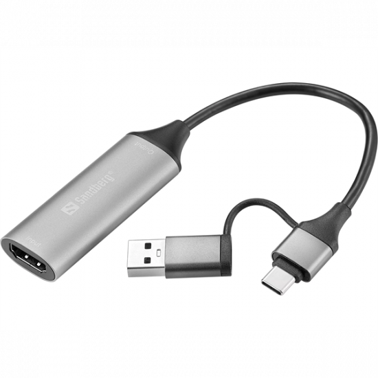 SANDBERG HDMI Capture Link to USB-C/A