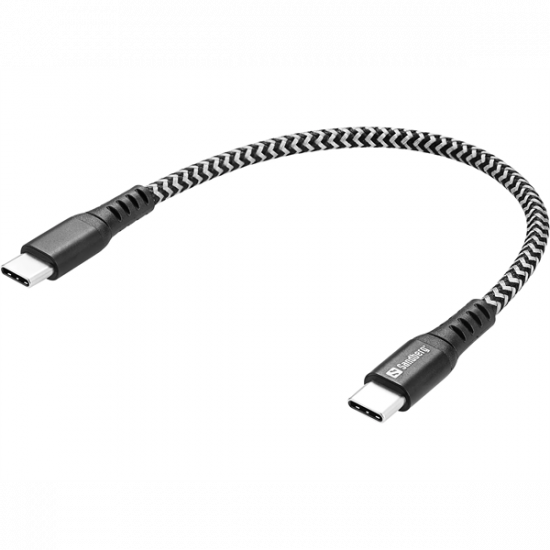 Sandberg Survivor Cable 0.2m egy ultra-rövid töltőkábel, 100W,