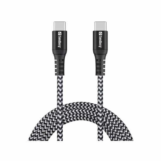 Sandberg Survivor Cable 2m töltőkábel, 100W,