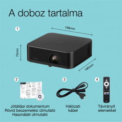 EPSON Projektor - Lifestudio Pop – EF-62B (3LCD, 1920x1080, 16:9, 700 AL, 5 000 000:1, HDMI/USB/WiFi)