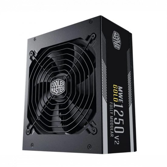 COOLER MASTER Tápegység Moduláris MWE GOLD 1250 - V2 ATX 3.1 1250W, 14cm, 80+ Gold