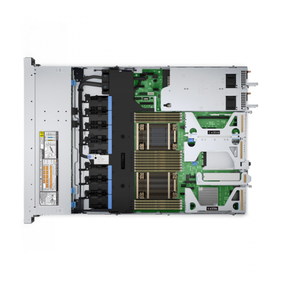 DELL ISG szerver - PE R450 rack (8x2.5"), NoCPU, NoRAM, NoDisk; H755, iD9 En., 2x700W.