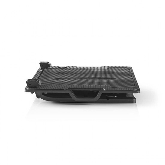 Nedis NBCR200BK notebook hűtő, 18", 2 X 140mm ventilátor, LED, 1200 rpm