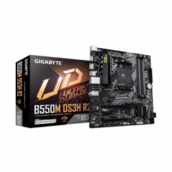 GIGABYTE Alaplap AM4 B550M DS3H R2 AMD B550, mATX