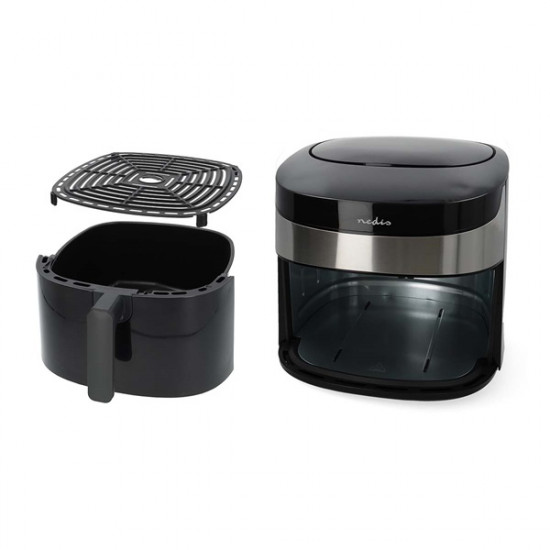 Nedis KAAF180BKW WIFI forrólevegős légkeveréses sütő, 7,2 L, Android™ / IOS