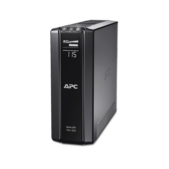 APC Back-UPS BR1200G-GR, (3+3 Schuko) 1200VA (720 W) 230, LCD, LINE-INTERACTIVE szünetmentes tápegység, torony