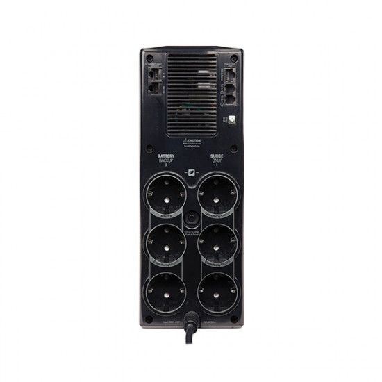 APC Back-UPS BR1200G-GR, (3+3 Schuko) 1200VA (720 W) 230, LCD, LINE-INTERACTIVE szünetmentes tápegység, torony